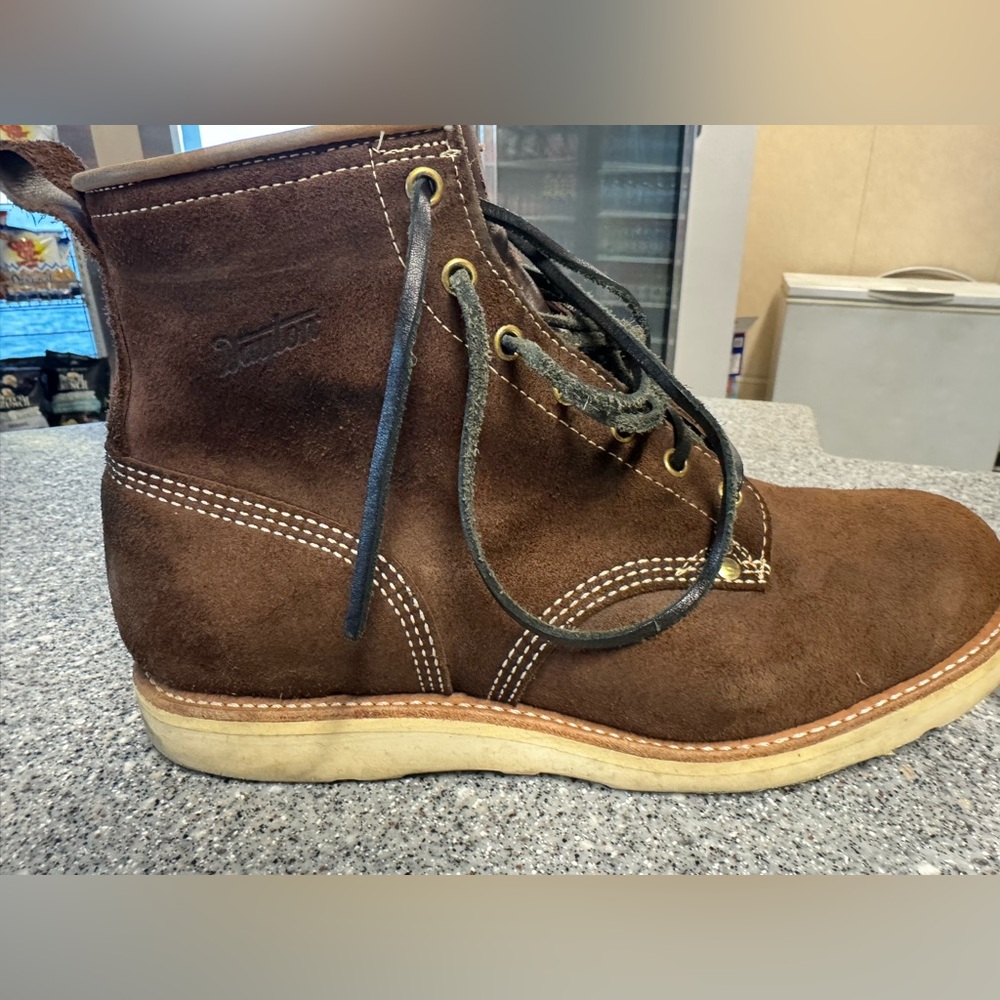 Dayton rough out Moto boots 11.5